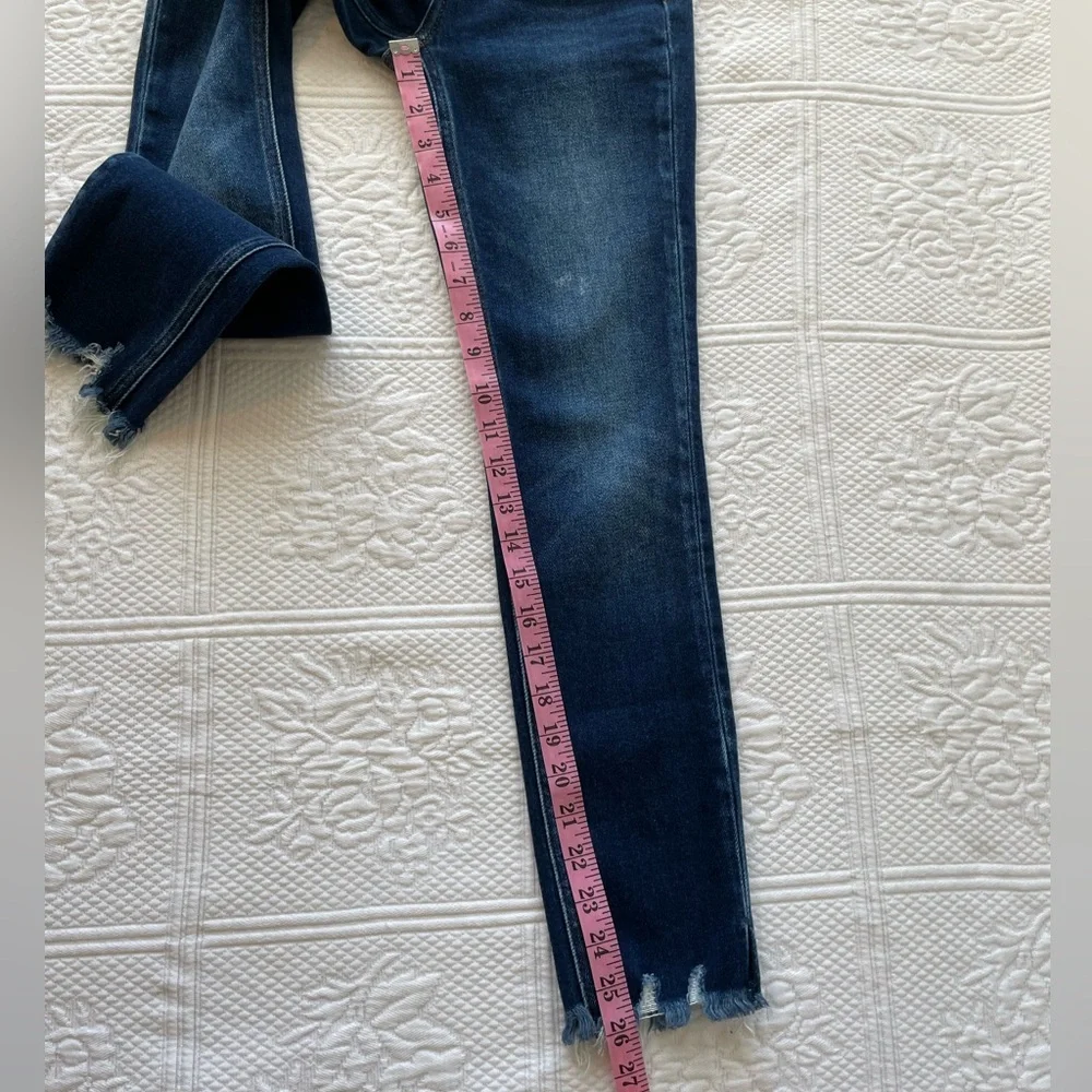 Buckle Hudson Mid-Rise Ankle Skinny Denim Jeans 24 Dark Wash BRIDGE BY GLY - Picture 15 of 15